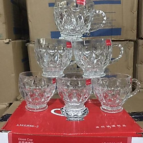 Mua BỘ 6 LY THỦY TINH UỐNG TRÀ