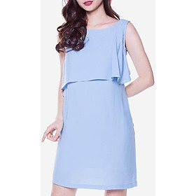 Đầm Sát Nách Tà Ngực DDY3753XN - Xanh Nhạt