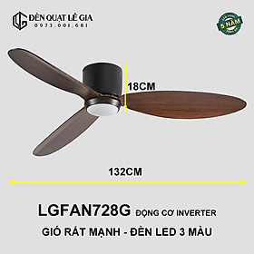 Mua Quạt Trần Chung Cư LGFAN728T | Quạt Trần Cho Trần Thấp