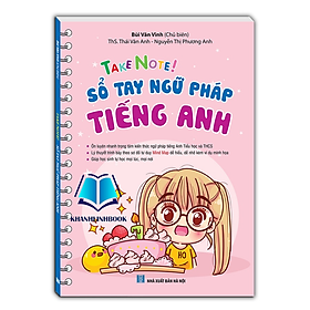 TAKE NOTE ! Sổ tay ngữ pháp tiếng anh (mềm)