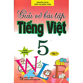 Hình ảnh Sách - Giải Vở Bài Tập Tiếng Việt 5 - Tập 1