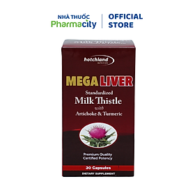 Viên uống Hotchland Mega Liver Hỗ trợ chức năng gan (Hộp 30 viên)