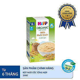 Bột ăn dặm dinh dưỡng Ngũ cốc tổng hợp HiPP Organic 200g