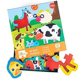 Đồ chơi ghép hình Farm Animals 28 miếng
