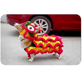 Áo Con Lân cho Chó Mèo - Đồ con lân