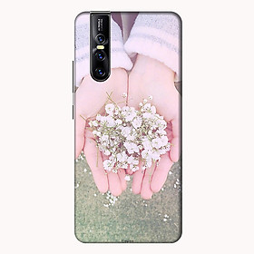 Ốp lưng điện thoại Vivo V15 hình Đôi Tay Hoa Hồng - Hàng chính hãng