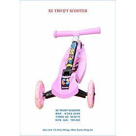 XE SCOOTER CHO BÉ TỪ 3 - 8 TUỔI (NHỎ)