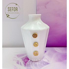 Mua Bình gốm mini decor Nguyệt Quế - Bình gốm Bát Tràng
