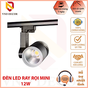 Mua ĐÈN LED RAY RỌI MINI COB 12W VỎ ĐEN - ÁNH SÁNG TRẮNG 6500K  ÁNH SÁNG VÀNG 3500K  SỬ DỤNG TRANG TRÍ SHOROOM  CỬA HÀNG