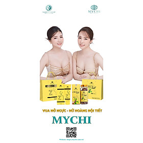 5h Kẹo mầm sâm tố nữ Xmax Mychi và Kem nở ngực siêu tốc Mychi Massage Cream