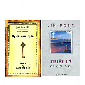 Combo  Bộ Sách Jim Rohn - Triết Lý Cuộc Đời (Tái Bản) + Người Nam Châm - Bí Mật Của Luật Hấp Dẫn (Tái Bản)