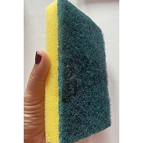 Mua Miếng Cọ Rửa Chén Bát Xanh Vàng Tiện Dụng-Miếng Bọt Biển Cọ Rửa Xoong Nồi