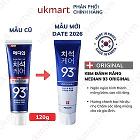 Kem Đánh Răng Hàn Quốc Trắng Răng MEDIAN DENTAL IQ 93% 120g