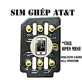 Mua SIM GHÉP ĐÃ CÀI SẴN MẠNG LOCK ATT HOẶC AU