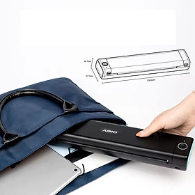 Mua Máy In Di Động Nhỏ Gọn A4 M08F AIMO - In giấy nhiệt - Kết nối Bluetooth in trực tiếp từ điện thoại  máy tính bảng  PC - Hàng chính hãng Aimo