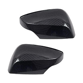 2x Car Rearview Side Mirror Cap Cover Replaces Decoration, Car Accessories for  Professional High Reliability ,Easy Installation ,Durable