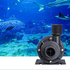 DC 12V Brushless Water Pump 1/2'' Male Thread Centrifugal Submersible Pump 900L/H for Fountain Solar Panel Pond Aquarium Water Circulation System