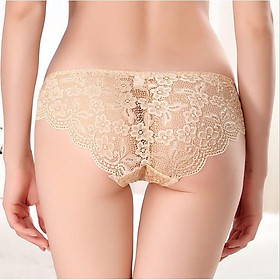 Quần lót nữ nơ ren sexy gợi cảm cao cấp Quần chip ren nữ nơ mềm mại xuyên thấu gợi cảm 