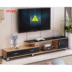 Kệ tivi để sàn bằng gỗ, kệ tivi để sàn hiện đại, kệ tivi phòng khách VTV302