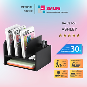 Mua Kệ sách gỗ kệ sách mini trang trí bàn làm việc SMLIFE Ashley