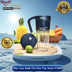 Máy Xay Sinh Tố Cầm Tay Seka NT889 (Model Mới Nhất 2025) Dung Tích 470ml Công Suất 150W - Hàng Chính Hãng