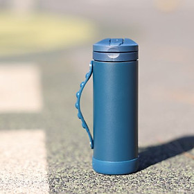 [Hàng chính hãng_Thương hiệu Mỹ] Bình giữ nhiệt elemental Pop màu xanh navy 414ml, inox 304, giữ nhiệt tốt, FDA Hoa Kì, bình đa năng có kèm ống hút cho bé đi học