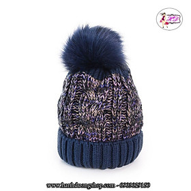 Nón len chụp đầu mùa đông HQC209