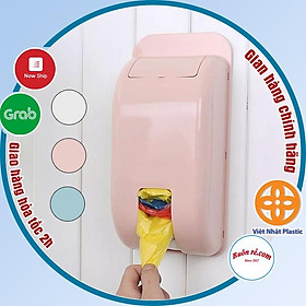Hộp đựng túi nilong, túi đựng rác dán tường Việt Nhật - Hộp rút túi nilong gắn tường tiện dụng Br01434