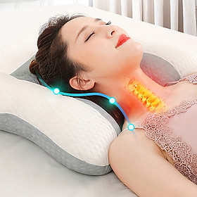 Gối massage cổ kết hợp nhiệt sưởi ấm cột sống cổ YIJIA YJ-A3