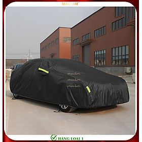 Bạt phủ ô tô bán tải Nissan Navara nhãn hiệu Macsim sử dụng trong nhà và ngoài trời chất liệu Polyester - màu đen