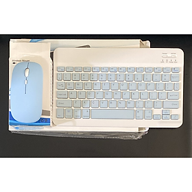 Bộ bàn phím và chuột không dây bluetooth cho điện thoại máy tính bảng ipad laptop macbook tivi Windows/Android/IOS