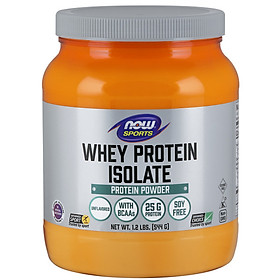 Whey Protein Isolate, Unflavored Powder | Bổ sung 25g Đạm chất lượng cao có các axit amin chuỗi nhánh (BCAAs) có khả năng hấp thụ nhanh và dễ tiêu hóa dành cho người luyện tập thể thao (544gram)