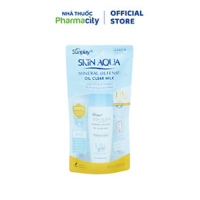 Sữa Chống Nắng Vật Lý SUNPLAY Skin Aqua Mineral Defense Oil Clear Bảo Vệ Da, Giảm Dầu (Chai 25g)