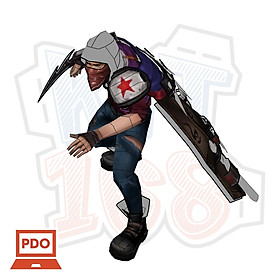 Mô hình giấy Game Liên minh huyền thoại Talon the Blades Shadow (Assassins Creed) - League of Legends