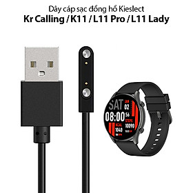 Mua Dây Cáp Sạc Thay Thế Dành Cho Đồng Hồ Vòng Đeo Tay Thông Minh Kieslect Kr Calling / K11 / L11 Pro / L11 Lady dài 1m Handtown - Hàng Chính Hãng