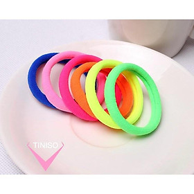 Combo 10 Dây Buộc Tóc Thun Siêu mền đủ màu