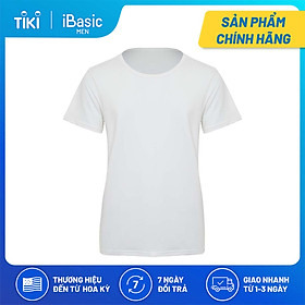 Áo thun nam cotton mặc nhà tay ngắn basic iBasic HOMM012-1