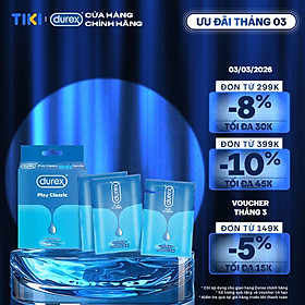 Gel bôi trơn Durex play classic Hộp 3 gói x 5ml