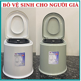 Bô Vệ Sinh (tolet) Di Động Cho Người Già Có Tay Vịn , Bô Vệ Sinh Chống Trượt Dễ Dàng Vệ Sinh Trong Mùa Đông