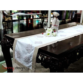 Mua Khăn trải bàn dài thêu tay 40x200.