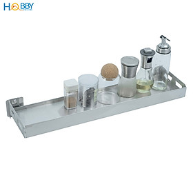 Kệ gia vị dài lớn inox 304 gắn tường ngang 60 80 Hobby home decor GV5 - 80CM