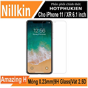 Mua Miếng dán kính cường lực cho iPhone XR / iPhone 11 (6.1 inch) hiệu Nillkin (độ cứng 9H  mỏng 0.33mm  chống dầu  hạn chế vân tay) - Hàng chính hãng