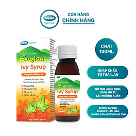 Sirô Eugica Ivy Cao Lá Thường Xuân - Long đờm giảm ho - Hộp 100ml