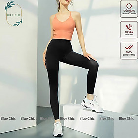 Quần legging nữ dài Blue Chic nâng mông lưng cạp cao giữ nhiệt leggin thun ôm bó vải dày dặn bigsize