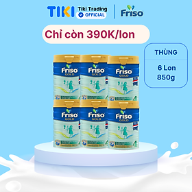 Combo 6 sữa Bột Friso Gold 4 850g (Dành Cho Trẻ Từ 2 - 6 Tuổi)