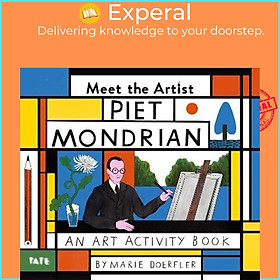 Sách - Meet the Artist: Piet Mondrian : An Art Activity Book by Marie Doerfler (UK edition, paperback)