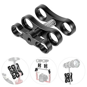 1 Inch Ball Clamp Aluminum Alloy for Underwater Light Arm Tray Scuba Diving Photography Camera Mounting