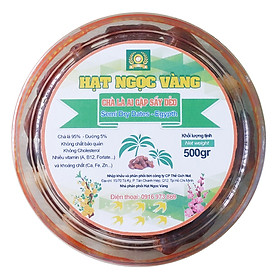 Chà Là Sấy Dẻo Ai Cập Hạt Ngọc Vàng (500g/Hộp)