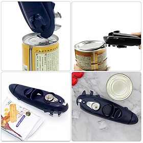 8 In 1 High Quality Metal Cans Opener Professional Ergonomic Manual Wine Beer Bottle Jar Can Opener Side Cut Manual Can Opener