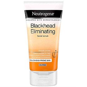 Sữa rửa mặt tẩy da chết hỗ trợ trị mụn đầu đen Neutrogena Blackhead Eliminating Facial Scrub